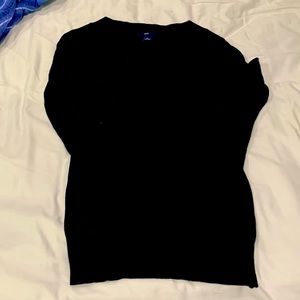 Black V-Neck GAP Sweater made with Cashmere